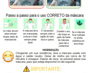 Cartilha com Orientações de Prevenção ao Coronavírus